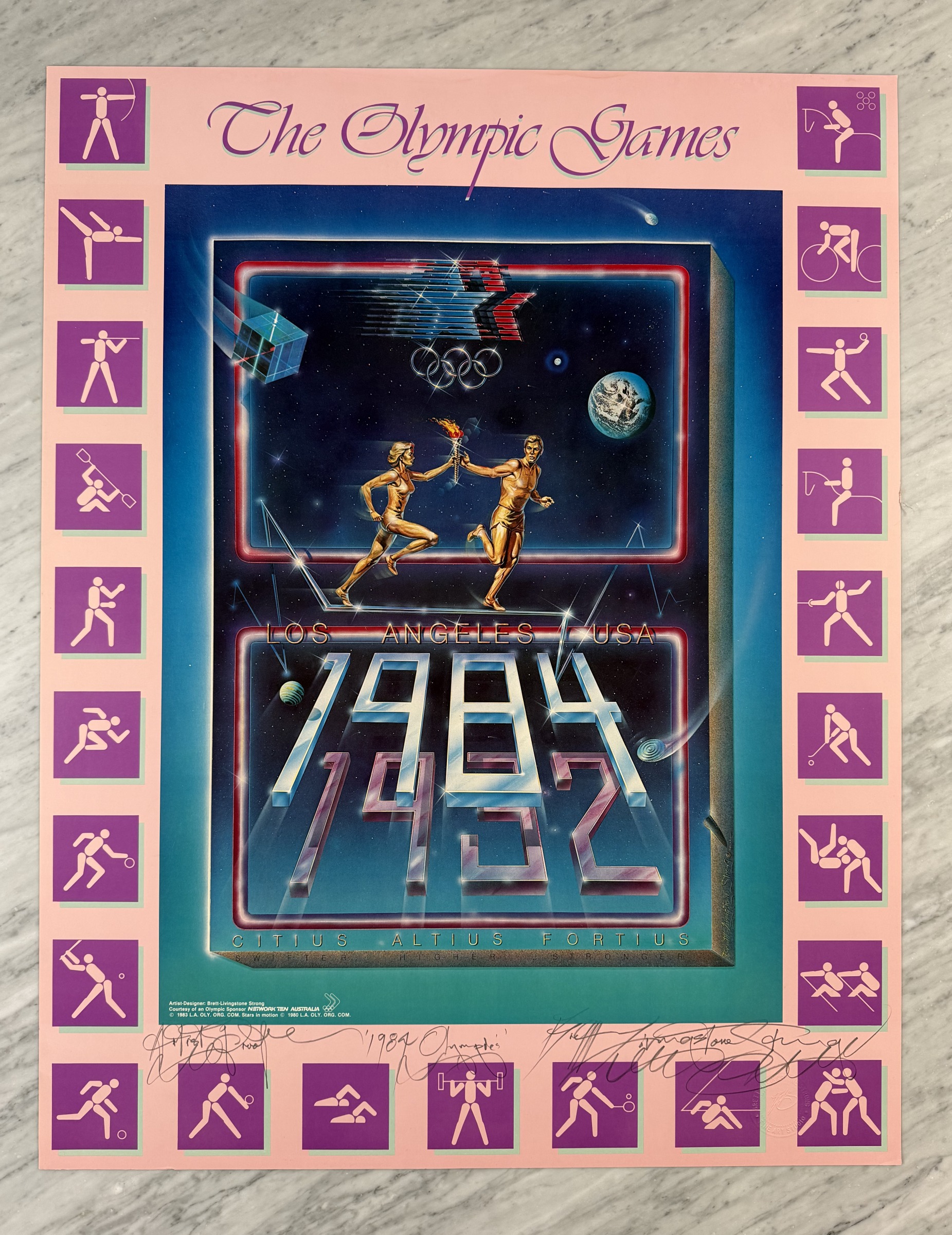 The 1984 Olympic Games by Brett-Livingstone Strong